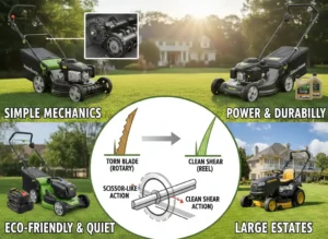 How Does a Push Mower Work