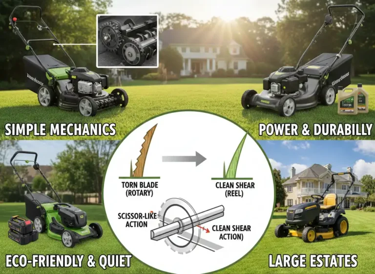 How Does a Push Mower Work