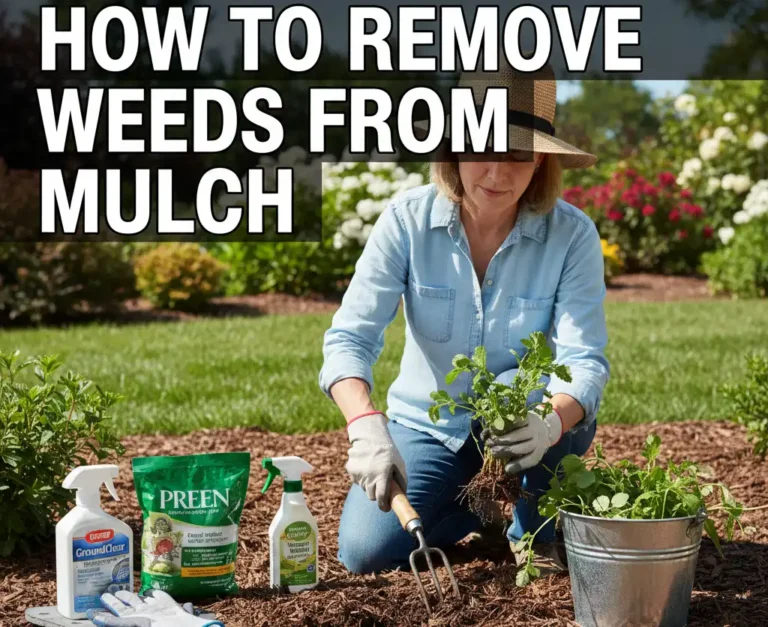 How to Remove Weeds From Mulch