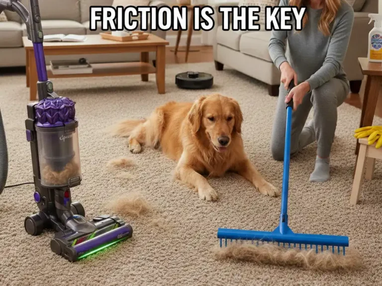 How to get Pet Hair out of Carpet