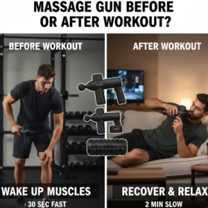 Massage Gun Before or After Workout