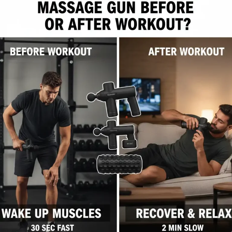 Massage Gun Before or After Workout