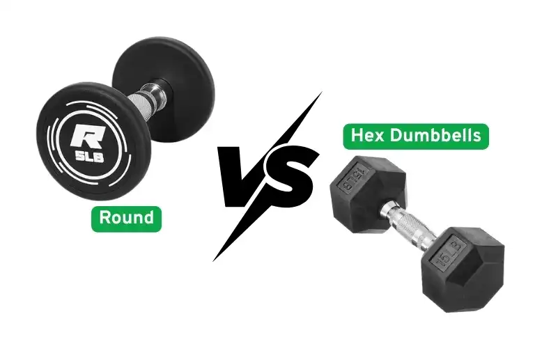 Round vs Hex Dumbbells