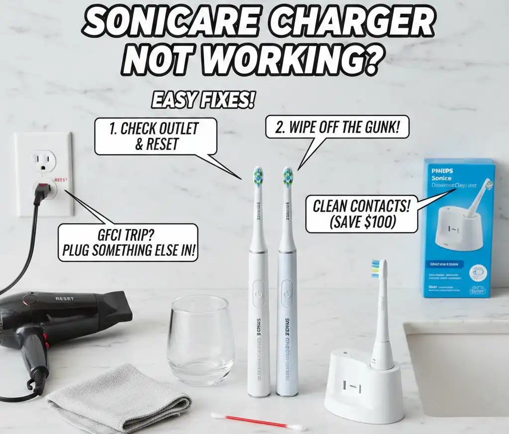 Sonicare Toothbrush Charger Not Working