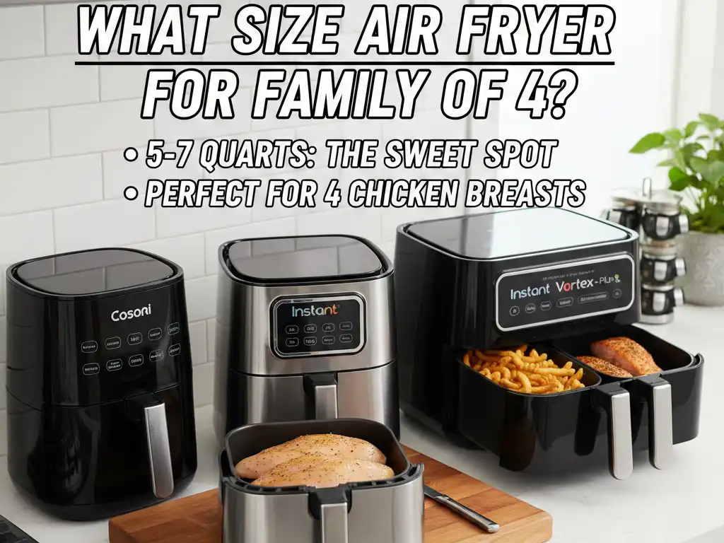 What Size Air Fryer for Family of 4