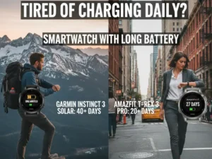 smartwatch with long battery