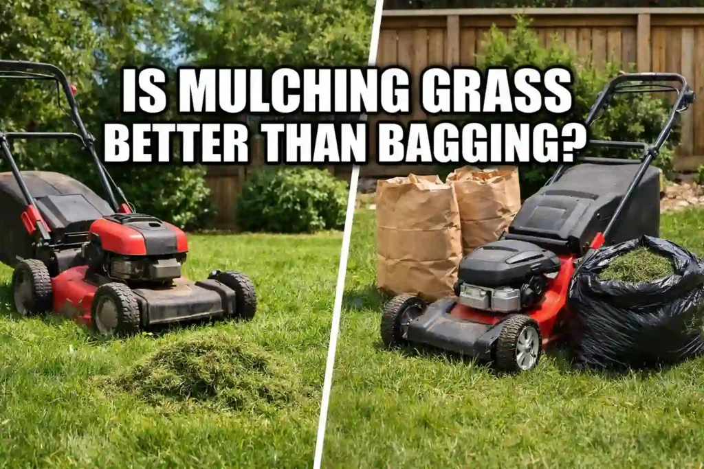 Is Mulching Grass Better than Bagging