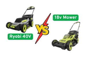 Ryobi 40V vs 18v Mower
