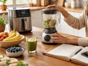 Air fryer banana cake