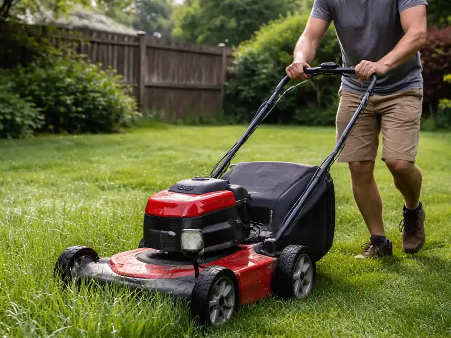 Can You Mow Lawn Wet