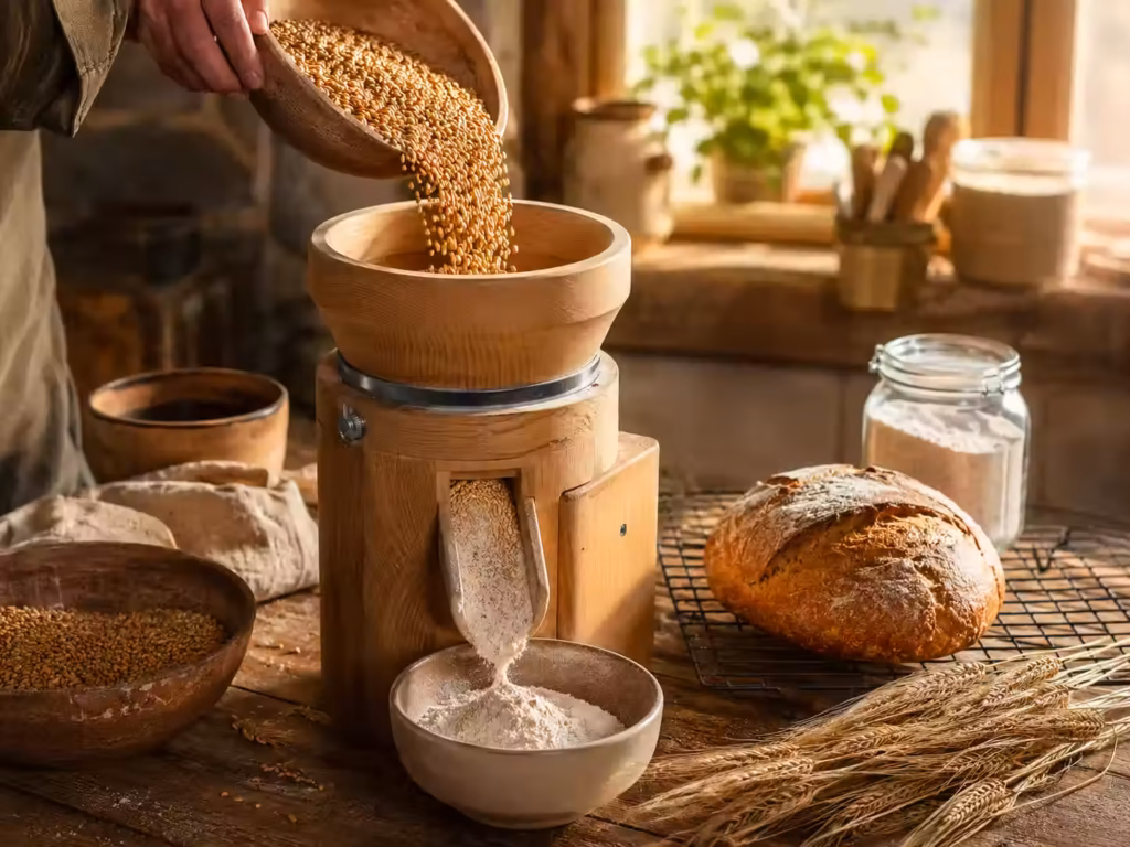 How Much Wheat to Make a Loaf of Bread