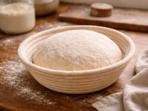 How is sourdough bread starter made