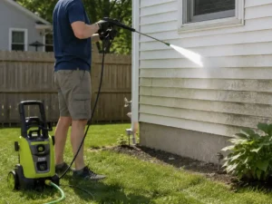 How to operate a pressure washer step by step