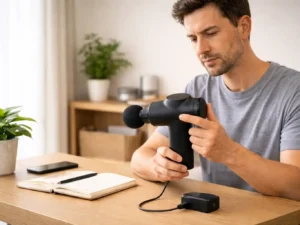 How do I restart my massager