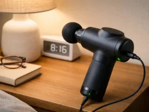 How do you reset a massage gun